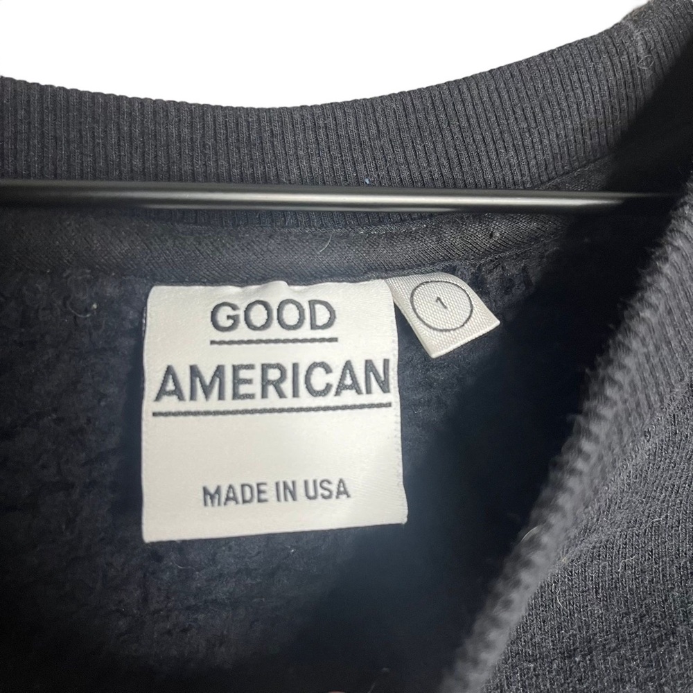 Good American Goodies varsity Sweatshirt Size 1 Small - Picture 3 of 7